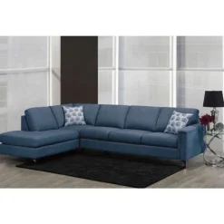 Sofa By Fancy Sectional with Left-Side Chaise Blue Sale