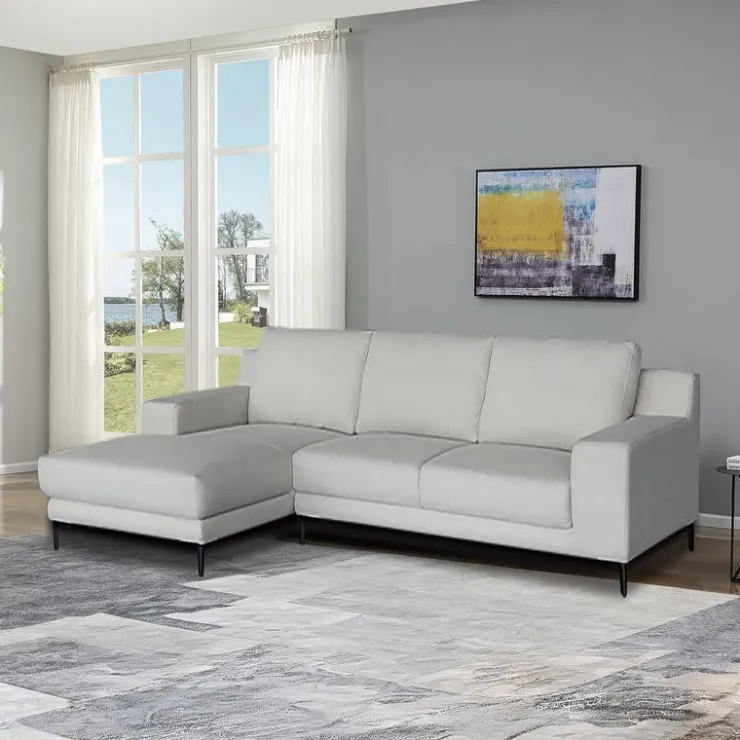 Sectional with Left-Side Chaise - BEIGE Sale
