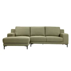 Sectional with Left-Side Chaise and Ottoman - GREEN New
