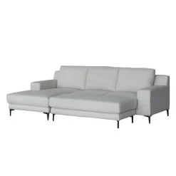 Sectional with Left-Side Chaise and Ottoman - BEIGE Sale
