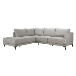 Sectional with Left-Side Chaise Grey Outlet