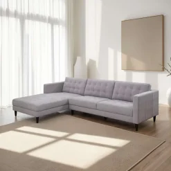Sectional with Left-Side Chaise - Grey Best