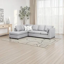Sofa By Fancy Sectional with Left-Side Chaise Slate New