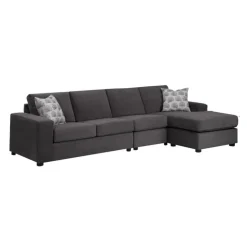 Sofa By Fancy Sectional with Reversible Chaise - Grey Slate Best