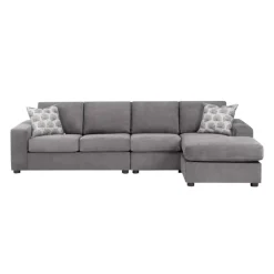 Sofa By Fancy Sectional with Reversible Chaise - Grey Pewter Online