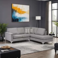 Sofa By Fancy Sectional with Right-Side Chaise Grey Clearance