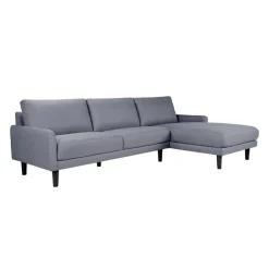 Sectional with Right-Side Chaise Grey