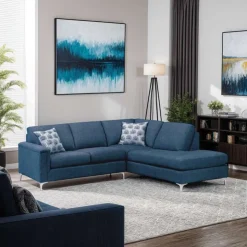 Sofa By Fancy Sectional with Right-Side Chaise Blue Best