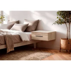 Meubles South Shore Set of 2 Floating Nightstands - South Shore Rustic Oak Online