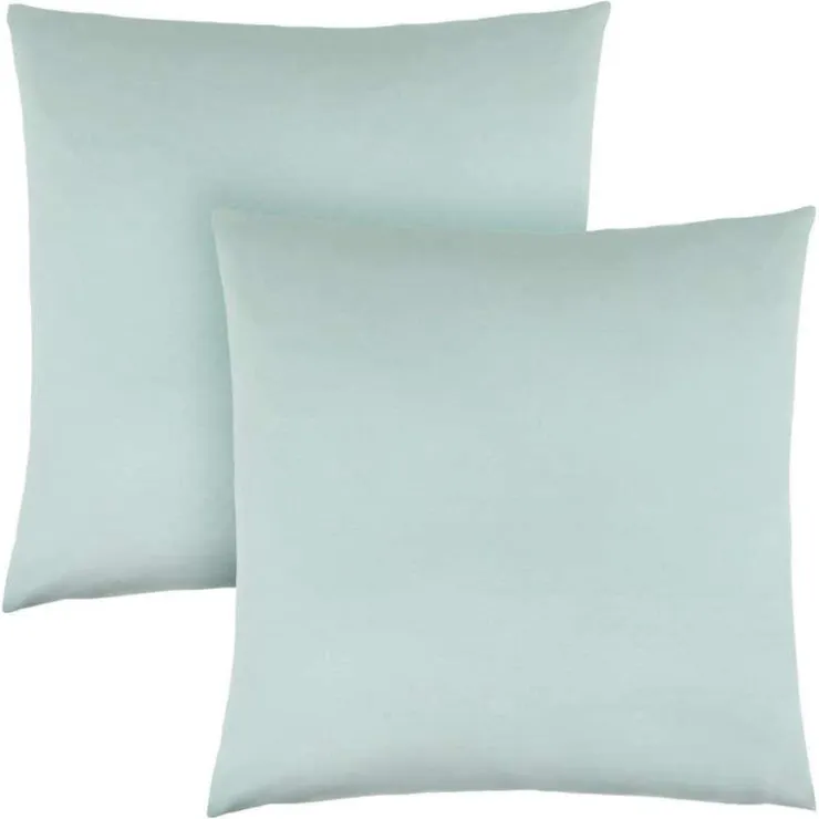 Monarch Set of 2 Satin Accent Pillows 18" Green Hot