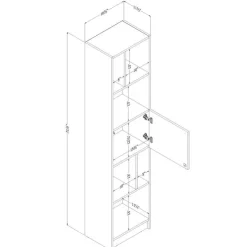 Meubles South Shore 5-shelf bookcase - South Shore Pure White Clearance