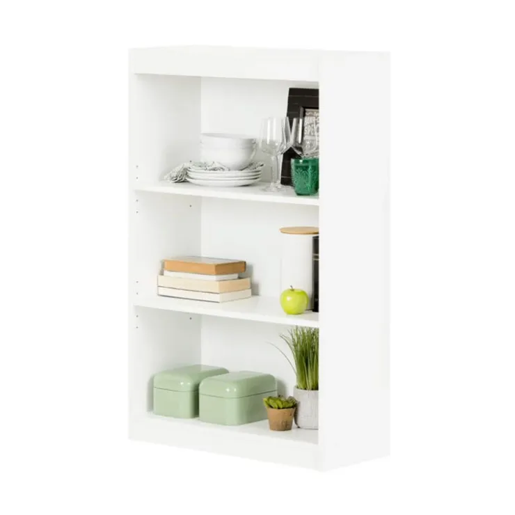 Meubles South Shore 3-Shelf Bookcase - South Shore PURE WHITE Clearance
