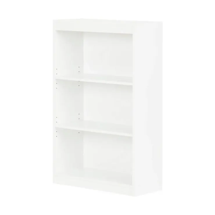 Meubles South Shore 3-Shelf Bookcase - South Shore PURE WHITE Clearance