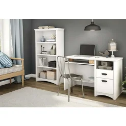 Meubles South Shore 4-Shelf Bookcase - South Shore PURE WHITE Online