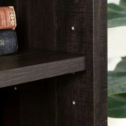 Meubles South Shore 4-Shelf Bookcase - South Shore Rubbed Black New