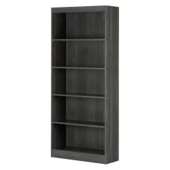 Meubles South Shore 5-Shelf Bookcase - South Shore Gray Oak New