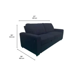 Sherpa Sofa Bed Black Hot