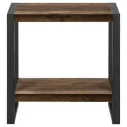 Monarch Side table - 2 tiers / 1 shelf / rectangular - 24
