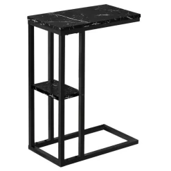 Monarch Side table / c table - 1 storage shelf / rectangular - 25
