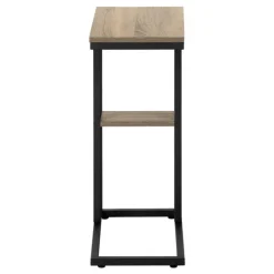 Monarch Side table / c table - 1 storage shelf / rectangular - 25