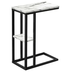Monarch Side table / c table - 1 storage shelf / rectangular - 25