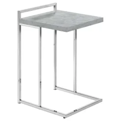 Monarch Side table / c table - thick-panel top / wide / rectangular - 25"h - cem - Grey Online