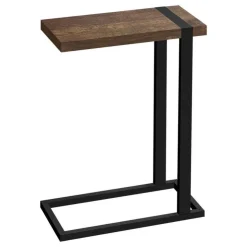 Monarch Side table / c table - thick-panel top / rectangular - 25