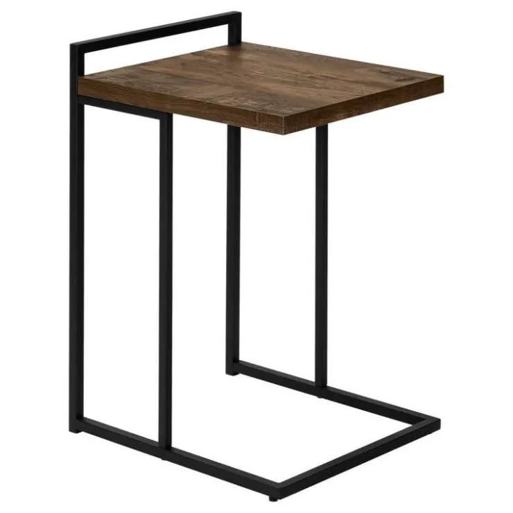 Monarch Side table / c table - thick-panel top / wide / rectangular - 25"h - re - Brown Outlet