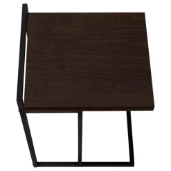 Monarch Side table / c table - thick-panel top / wide / rectangular - 25