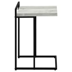 Monarch Side table / c table - thick-panel top / wide / rectangular - 25"h - rec - Grey
