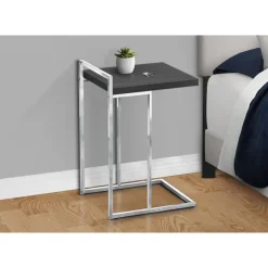 Monarch Side table / c table - thick-panel top / wide / rectangular - 25