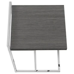 Monarch Side table / c table - thick-panel top / wide / rectangular - 25