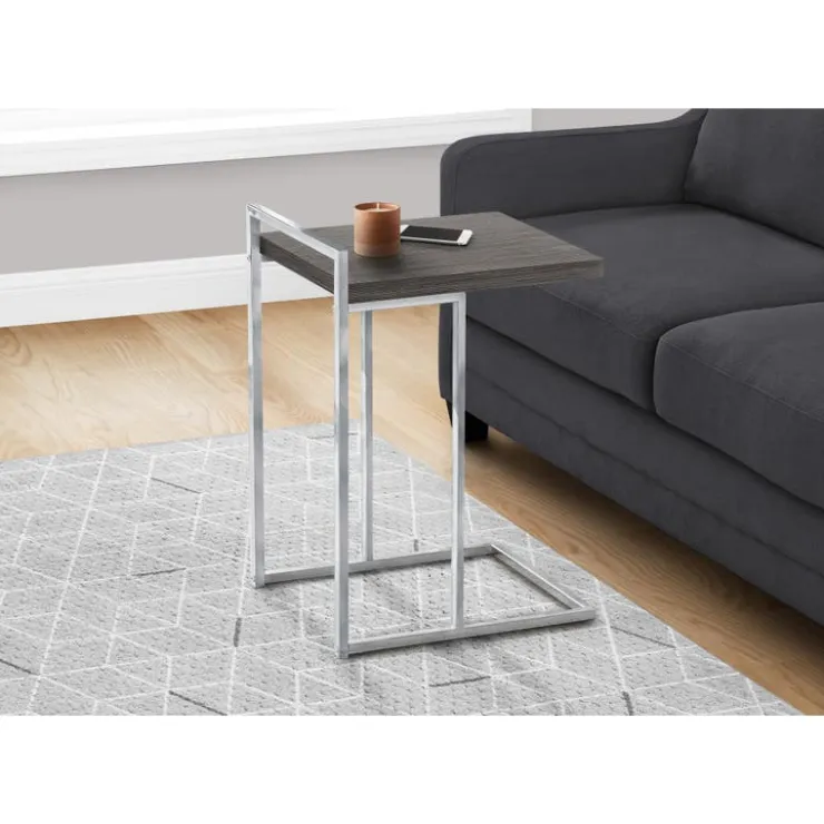 Monarch Side table / c table - thick-panel top / wide / rectangular - 25"h - / c - Grey Sale