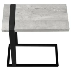 Monarch Side table / c table - thick-panel top / rectangular - 25"h - reclaimed - Grey Discount
