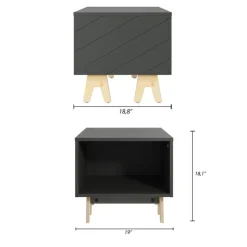 Nexera Side Table - grey Outlet