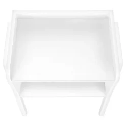Monarch Side table / nightstand - tray top / 1 storage cubby / rectangular - 23