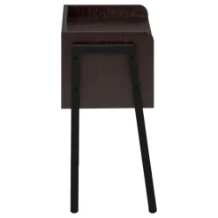 Monarch Side table / nightstand - tray top / 1 storage cubby / rectangular - 23