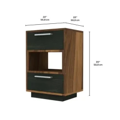 MEQ Side Table - Slate and Walnut SLATE/WALNUT Sale