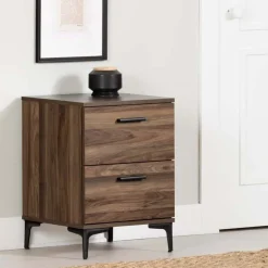 Meubles South Shore Side Table - South Shore Natural Walnut