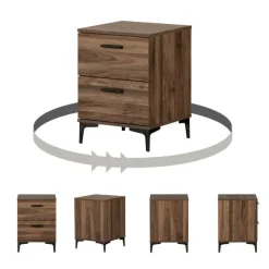 Meubles South Shore Side Table - South Shore Natural Walnut