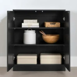 Meubles South Shore Sideboard - South Shore Black Oak Clearance