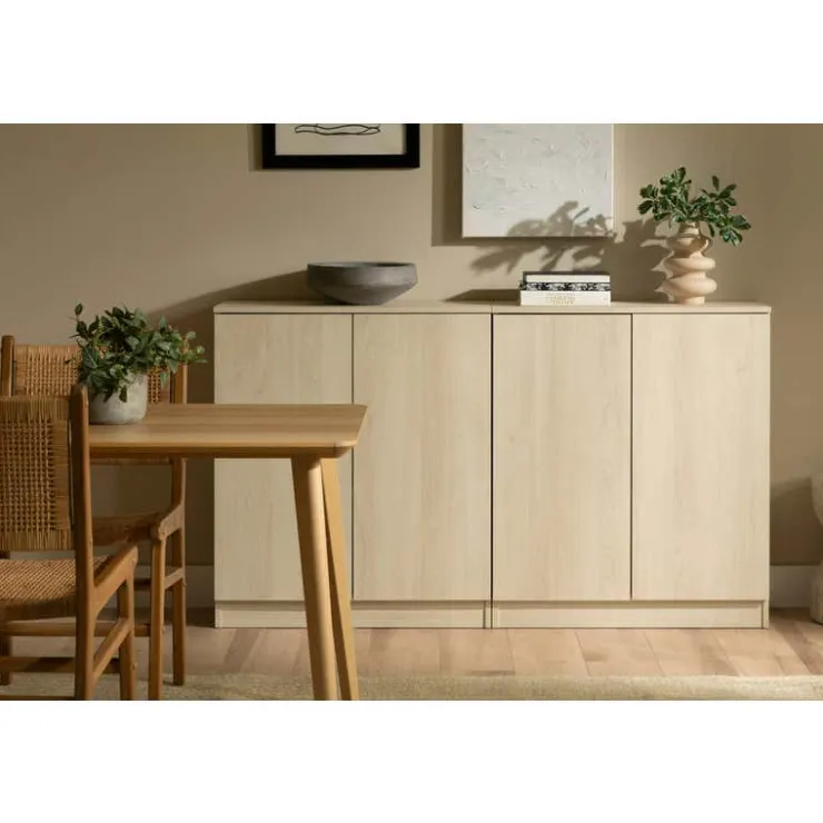 Meubles South Shore Sideboard - South Shore Bleached Oak New