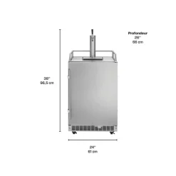 Danby SILHOUETTE 24″ Outdoor Keg Cooler 24