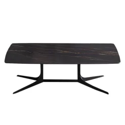 Sintered Stone Rectangular Coffee Table Black New