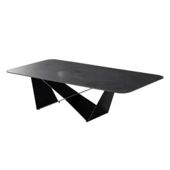 Sintered Stone Rectangular Coffee Table Black Online