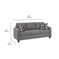 Sofa By Fancy Sleeper Sofa - Charcoal Grey Outlet