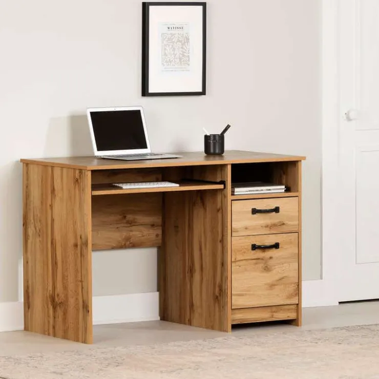 Meubles South Shore Small Computer Desk - South Shore NORDIK OAK