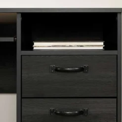 Meubles South Shore Small Computer Desk - South Shore GRAY OAK Hot