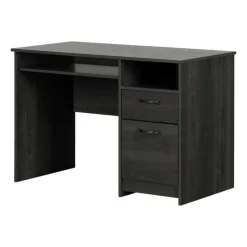 Meubles South Shore Small Computer Desk - South Shore GRAY OAK Hot