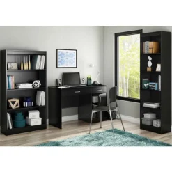 Meubles South Shore Small Desk - South Shore PURE BLACK New